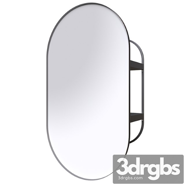 Lindbyn mirror with storage compartment