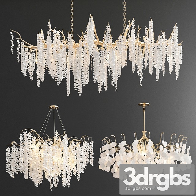 Shiro Noda Coin Fairytree Chandelier 3 Type