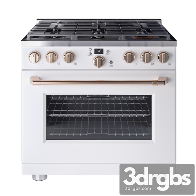 Cafe 36 Smart All Gas Commercial Style Range with 6 Burners