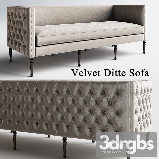 Velvet Ditte Sofa 01