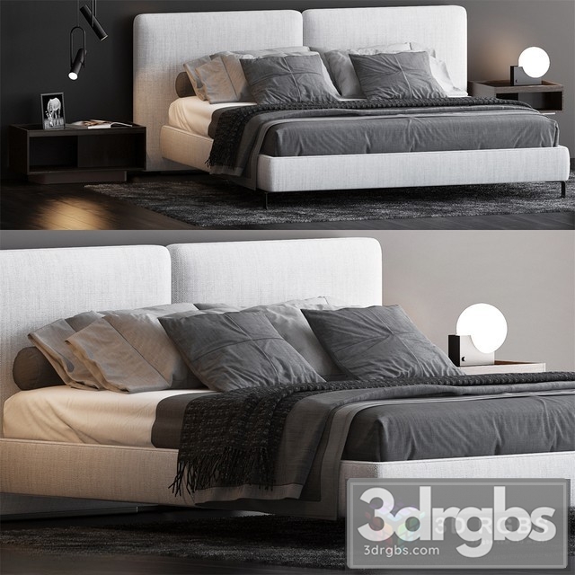 Moderm Fabric Bed