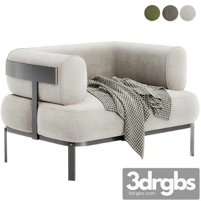 Belt armchair by baxter design