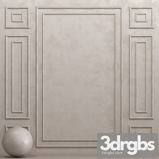 Decorative plaster with molding 8