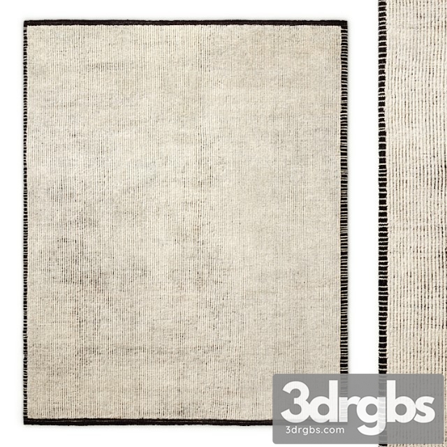 Parallelo hand-knotted wool rug rh