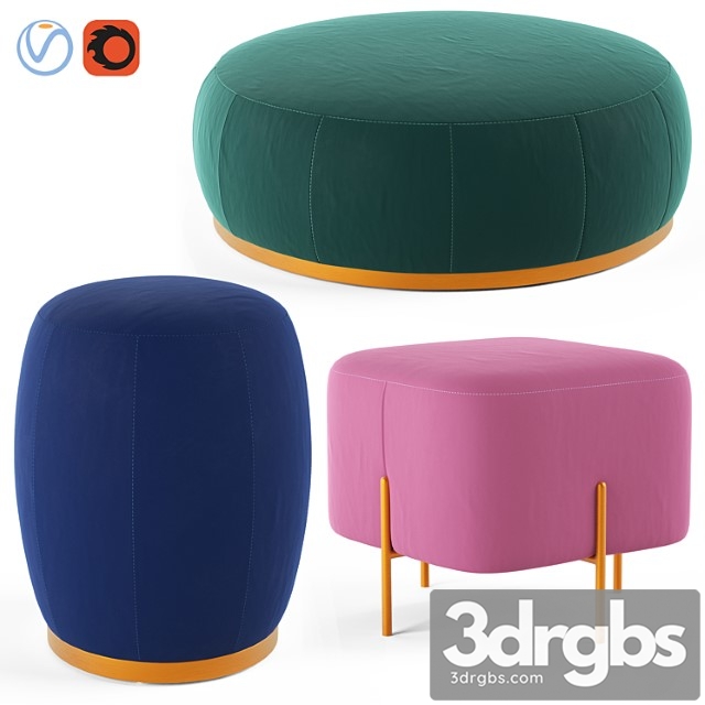 Loftdesigne poufs 2