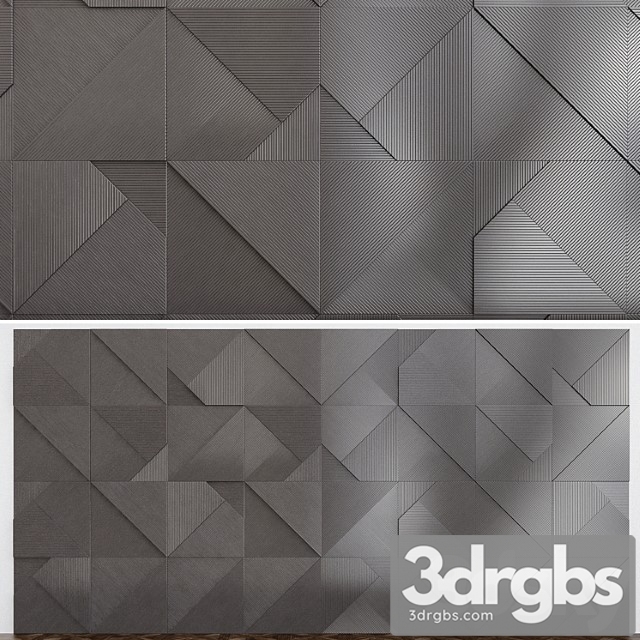 Alivio stripes 3d gypsum panels