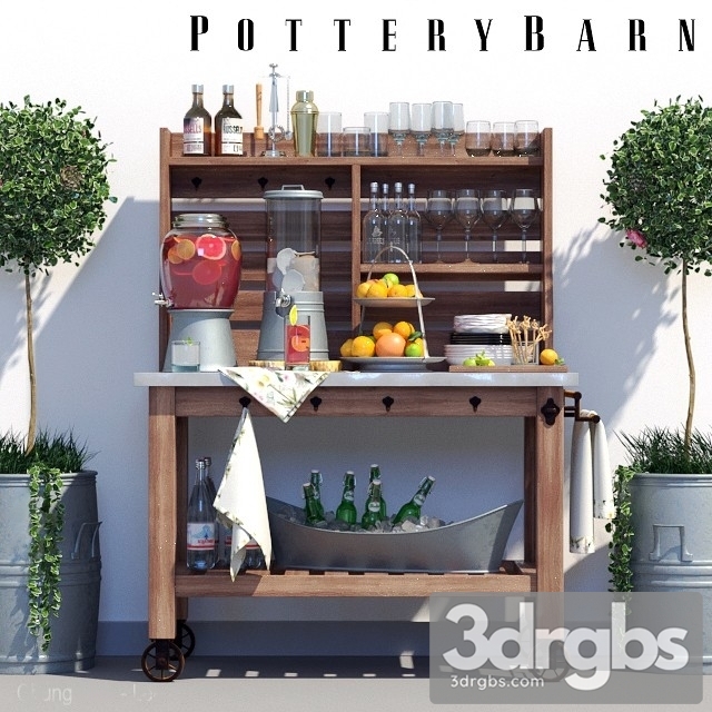 Buffet Pottery Barn Abbott Set