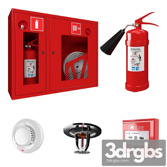 Fire fighting set