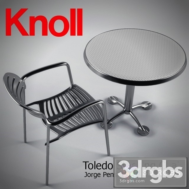 Knoll Toledo Table and Chair