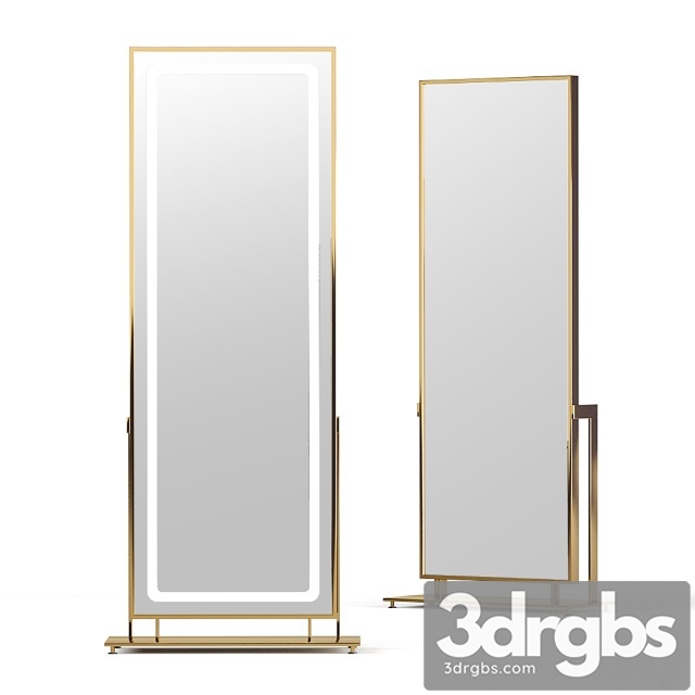 Apika Floor mirror Brass Frame LN002F