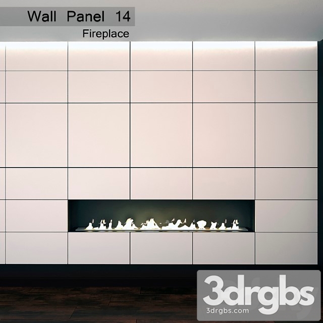 Wall panel 14. panel & fireplace