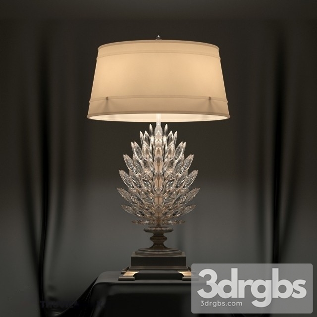 Crystal Laurel Fine Art Lamp