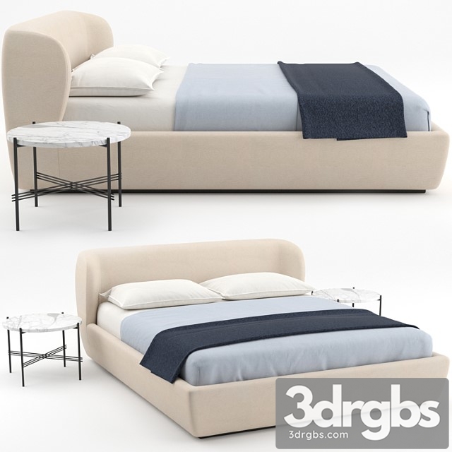 Stay bed + ts coffee table by gubi 2