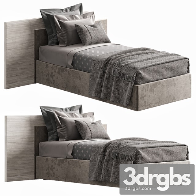 Novamobili time single bed 2