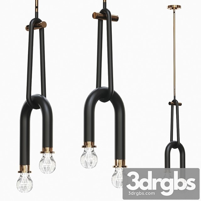 Corina 2 - light statement bulb pendant