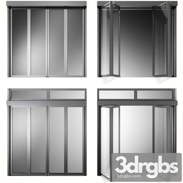 Folding Metal Automatic Doors