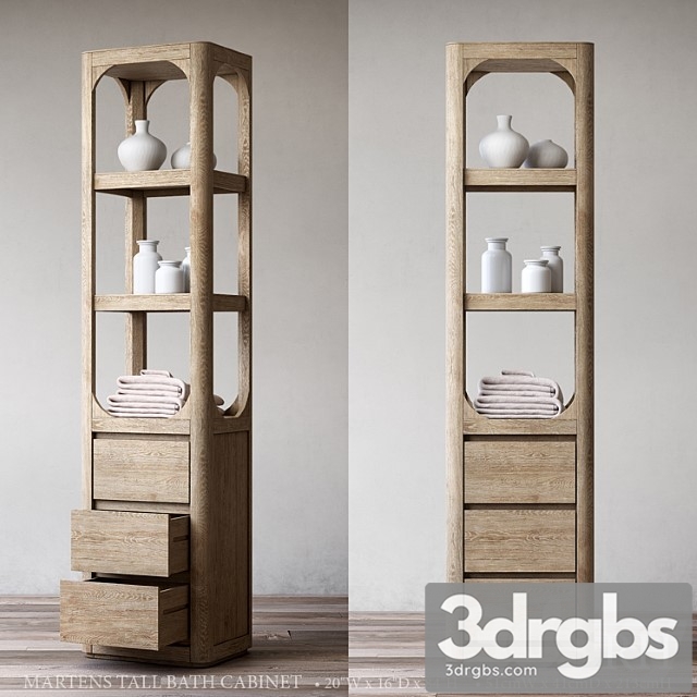 Martens Tall Bath Cabinet 1