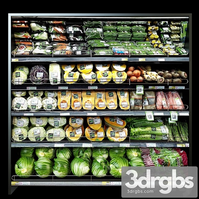 Shelves With Vegetables 2