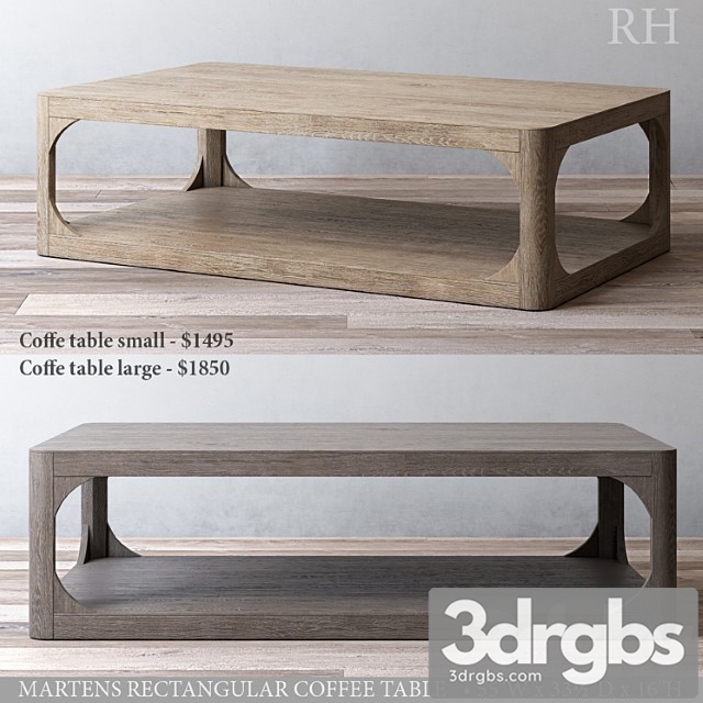 Martens Rectangular Coffee Table