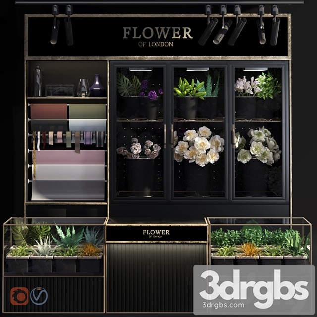 Flower Shop Refrigerated Display