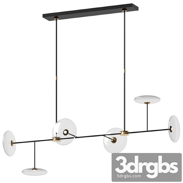 Calvino large linear chandelier - circa lighting