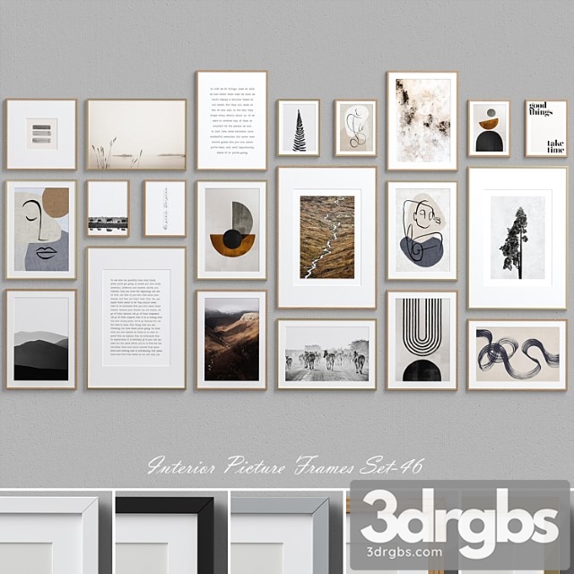 Interior picture frames set-46