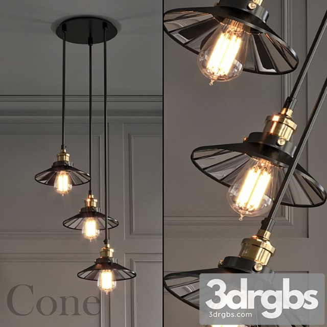 Loft cone pendant reflector 3