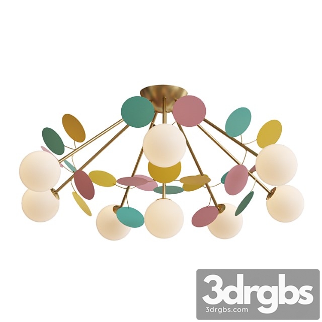 Childrens Ceiling Chandelier Multi Bliss 2772 8p 53455 1