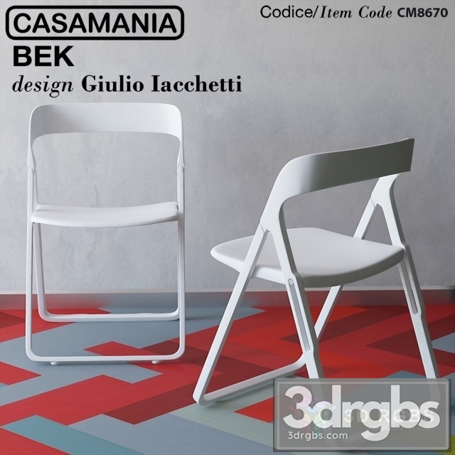Casamania Bek Folding Chair White