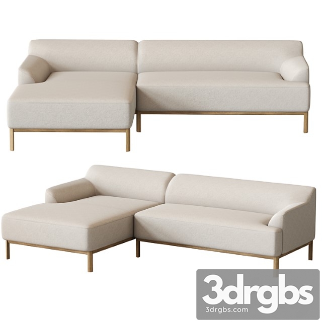 Caro sofa 3 seater with chaise longue