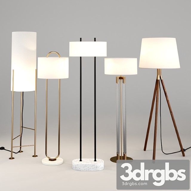 Cb2 floor lamp set