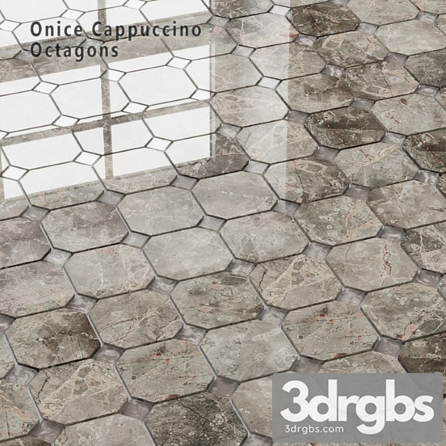 Tile Sicis Sicistone Onice Cappuccino Octagons