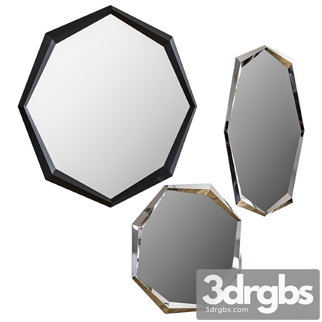 Cattelan italia emerald & magnum mirrors set