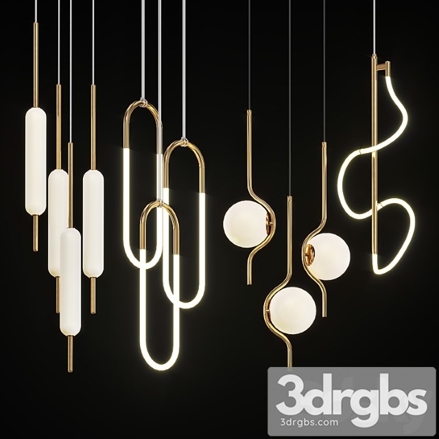 Collection of pendant lights lampatron 