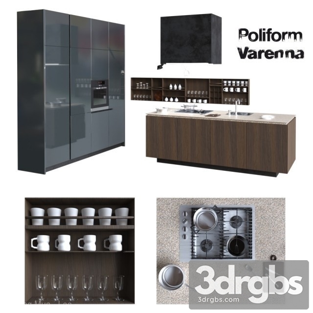 Poliform Artex Kitchen Cabinet 2