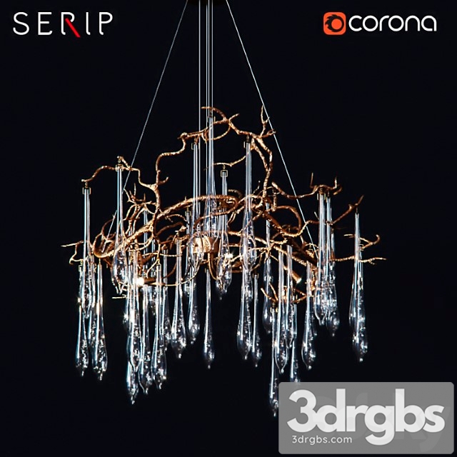 Serip Aqua Ct3258 8 Chandelier