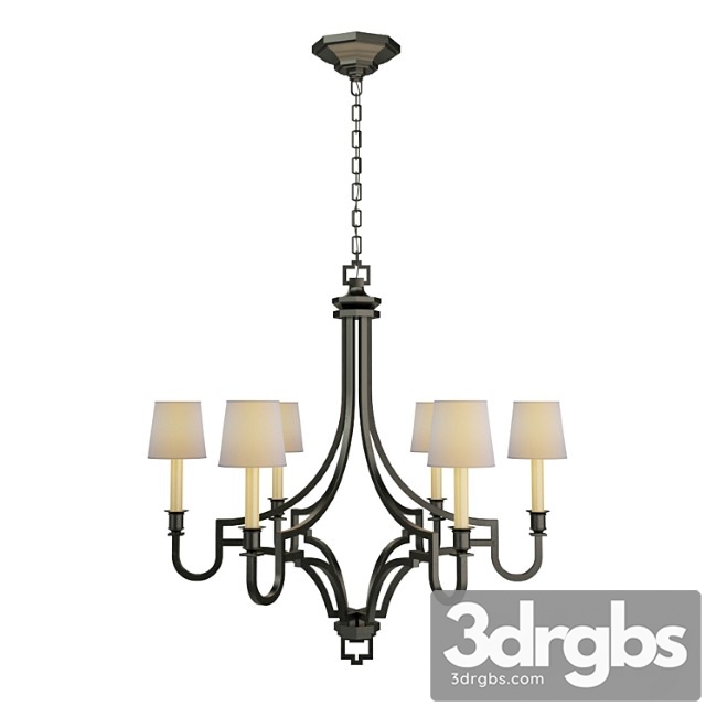 Ef chapman mykonos aged iron with wax chandelier ceiling light