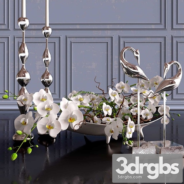 Decorative Set Orchid 1