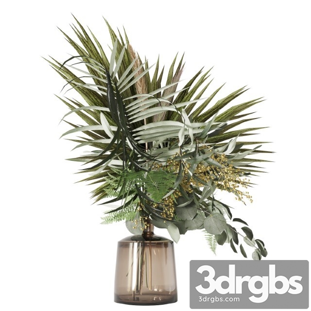 Green Bouquet with Palms