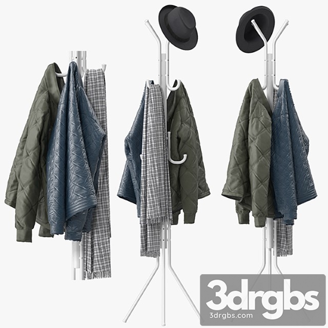 Clothes Metal tripod stand coat rack