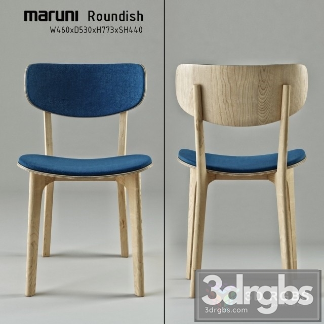 Roundish Maruni Chair