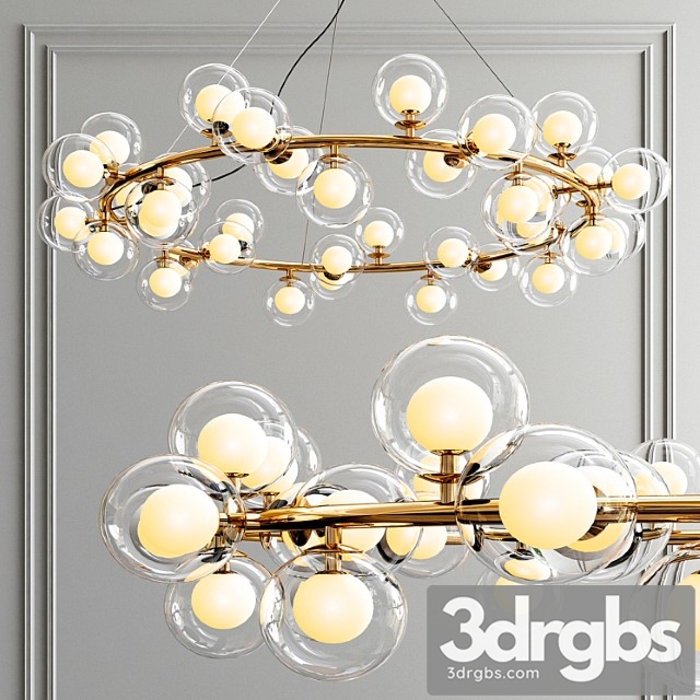 Decorative contemporary chandelier