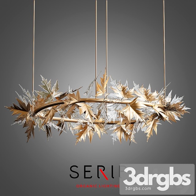 Bijout Oval Chandelier By Serip Lighting