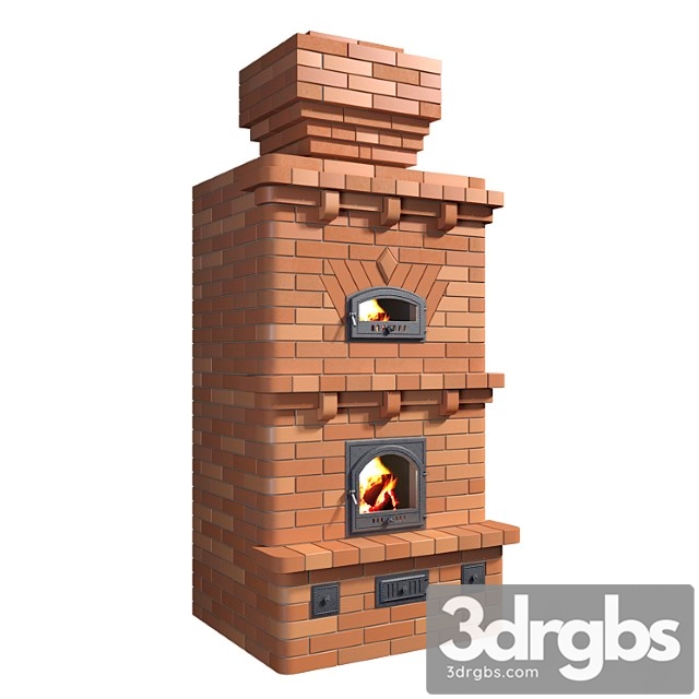 Brick stove