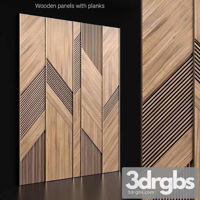 Wooden Panels With Planks