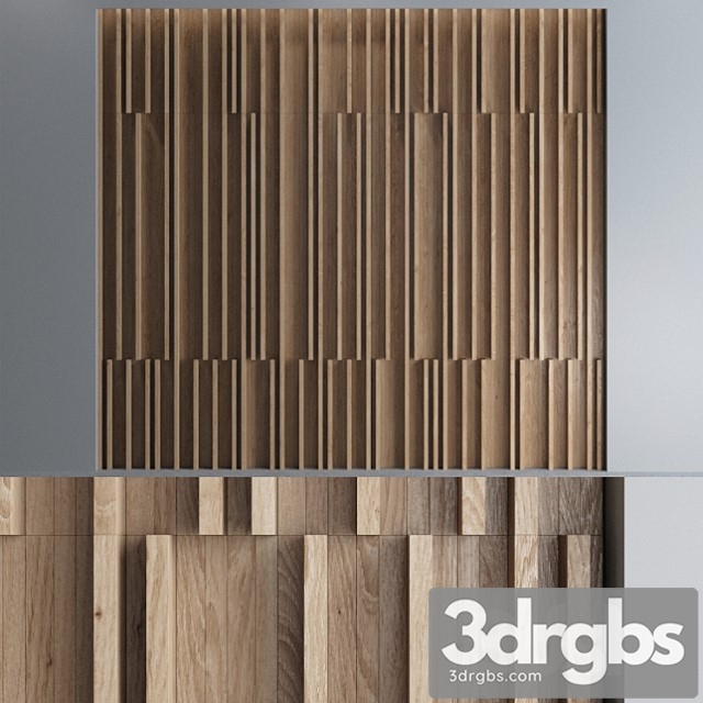 Wooden wall panel