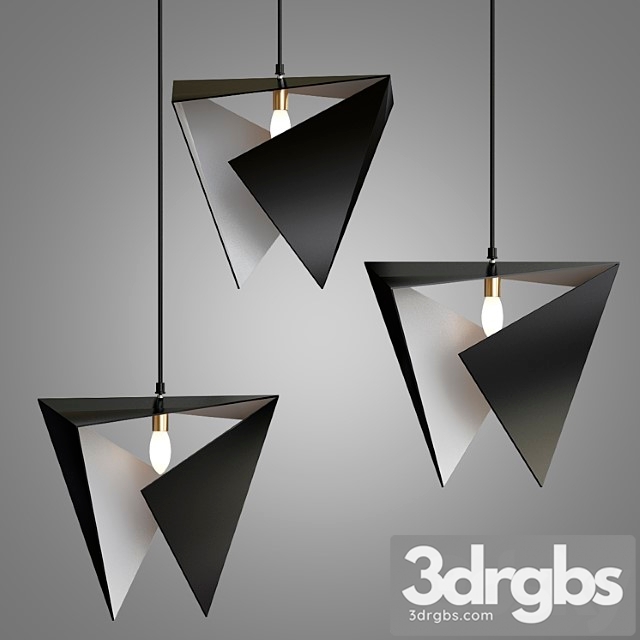 Origami Inspired Light Fixture