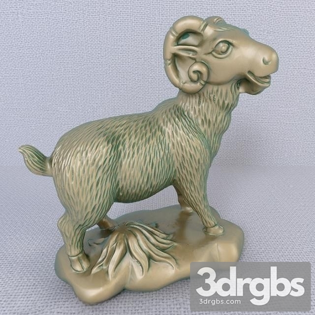 12 Bronze Zodiac Animals Goat