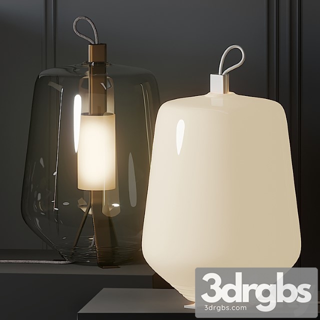 Prandina luisa gauzak table lamps in 4 colors