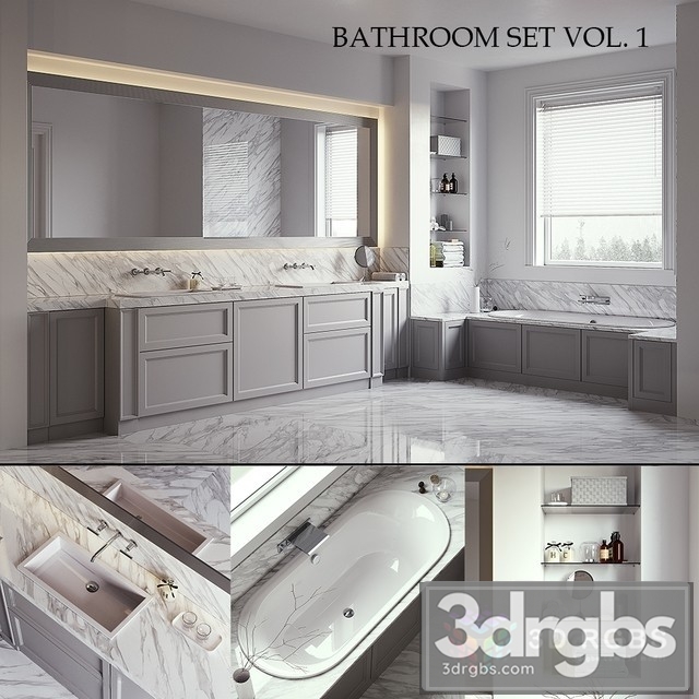 Aeterna Bathroom Set